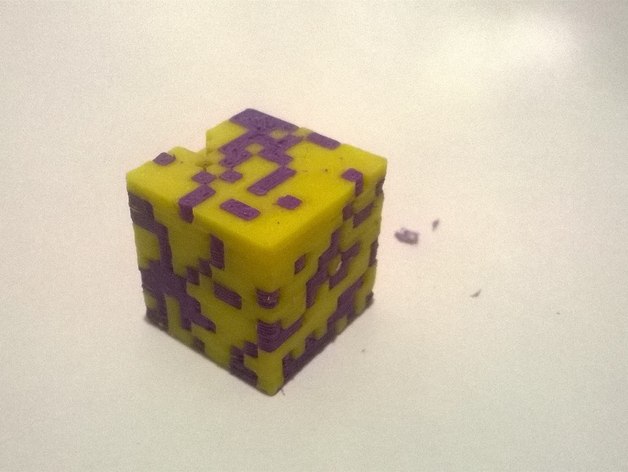 Test Cube 2x2x2 for dual extruder